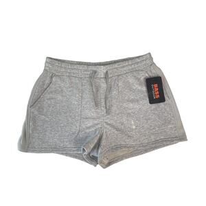 Bass Outdoor Womens Placid Drawstring Shorts - Medium - Grey Heather - NWT